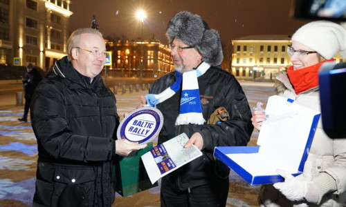 Baltic Rally heburashkan kanssa matkustaa halki Venäjän!
