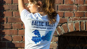 Футболка #КОМАНДА47 Baltic Rally (женская)'