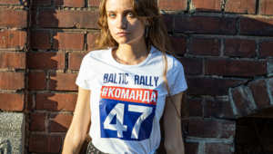 Футболка #КОМАНДА47 Baltic Rally (женская)'