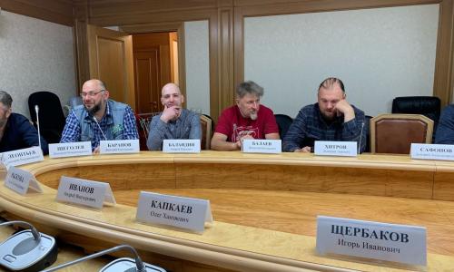 Shcherbakov I. I. at the roundtable discussion “Legislative Regulation of Motorcycling Development in Russia” in the State Duma.