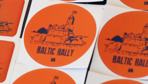 Sticker Baltic Rally 2022 (round)'