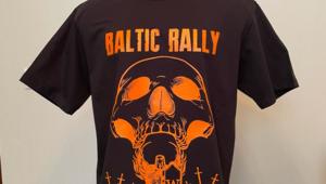 Футболка Baltiс Rally 2023 с черепом, черная