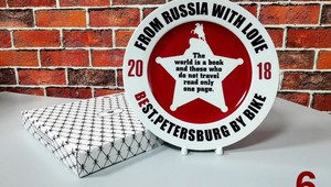 Decorative plates for the St. Petersburg Harley Days'